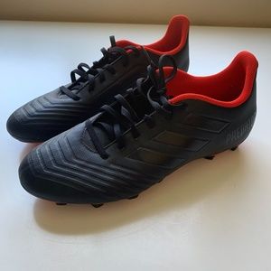 Adidas Predator Mens Cleats Size 9.5 Black 9 1/2